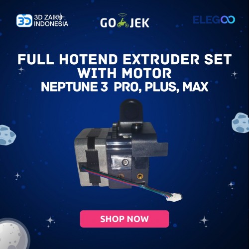 Original ELEGOO Neptune 3 Pro Plus Max Hotend Extruder Set with Motor - Neptune 3 Pro